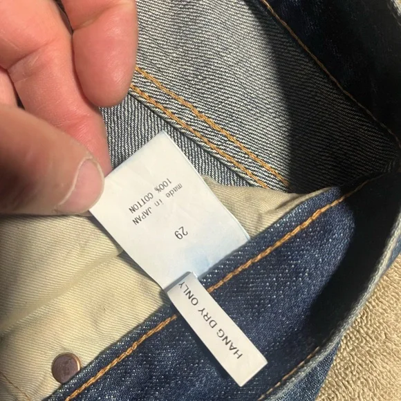 Chimala Selvedge Straight Leg Jeans, 29 - Picture 13 of 15